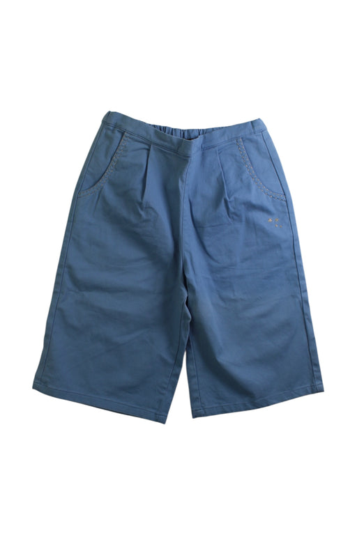A Blue Shorts from Velveteen in size 4T for girl. (Front View)
