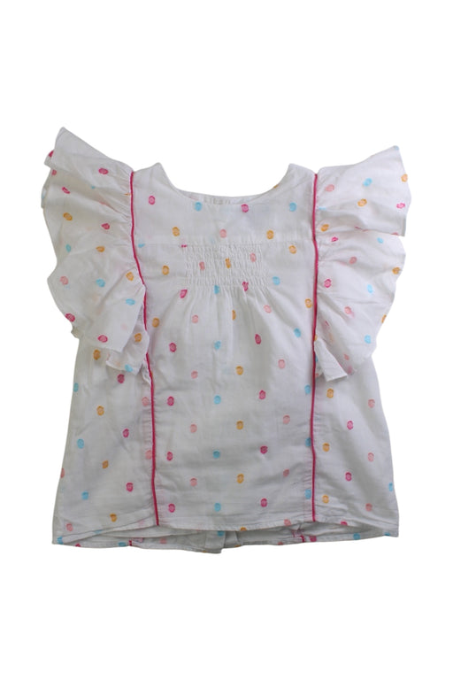 A Multicolour Sleeveless Tops from Velveteen in size 6T for girl. (Front View)