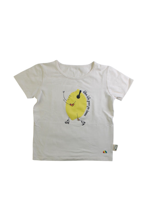 A Multicolour Short Sleeve T Shirts from rainbowxoxo in size 4T for girl. (Front View)