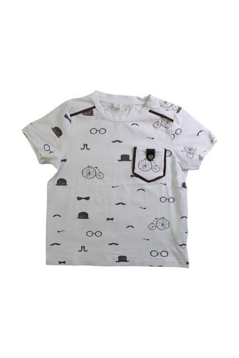 A White Short Sleeve T Shirts from Nicholas & Bears in size 2T for boy. (Front View)