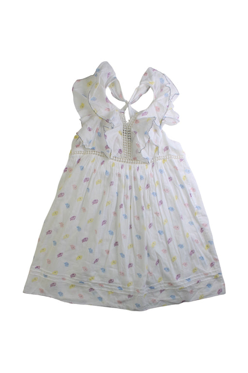 A Multicolour Sleeveless Dresses from Velveteen in size 4T for girl. (Front View)