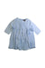 A Blue Long Sleeve Dresses from Velveteen in size 4T for girl. (Front View)