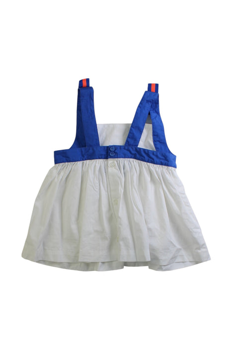 A White Sleeveless Tops from Jacadi in size 6T for girl. (Back View)