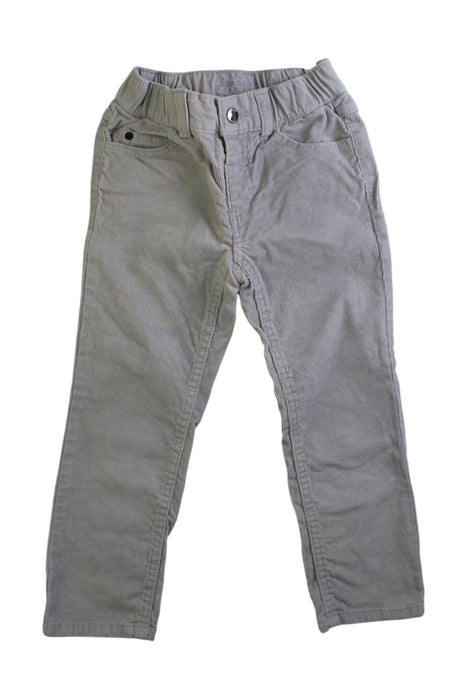 A Grey Casual Pants from Jacadi in size 4T for boy. (Front View)
