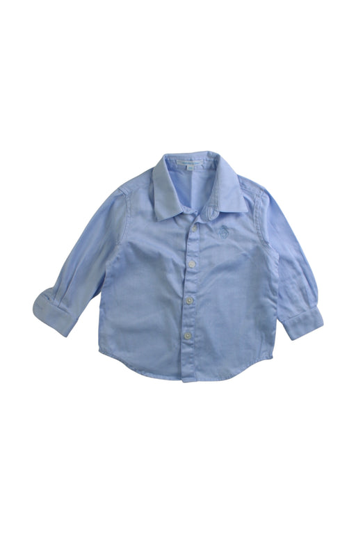 A Blue Long Sleeve Polos from Nicholas & Bears in size 12-18M for boy. (Front View)