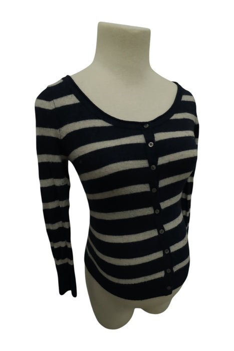 A Navy Cardigans from Abercrombie & Fitch in size Maternity-XS for maternity. (Front View)