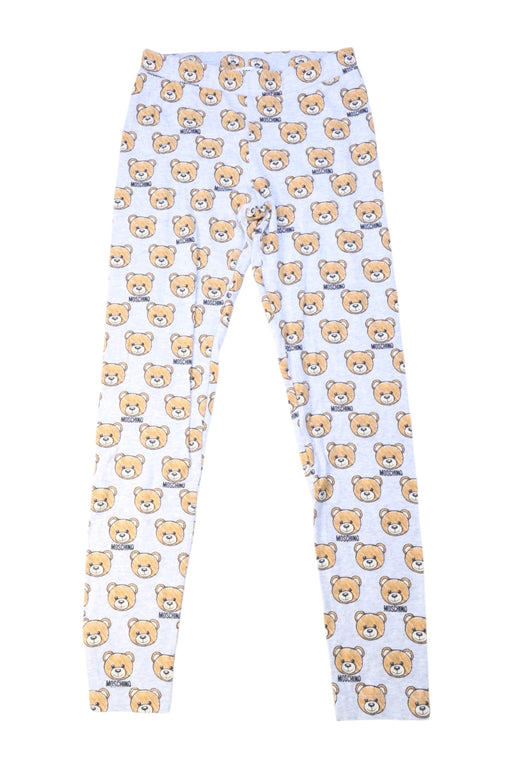 A Multicolour Leggings from Moschino in size 10Y for girl. (Front View)
