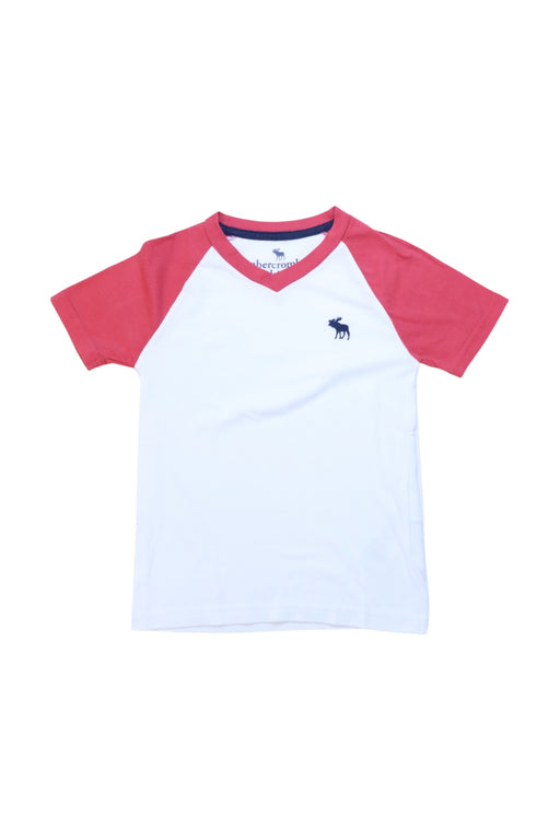 A Red Short Sleeve T Shirts from Abercrombie & Fitch in size 3T for boy. (Front View)