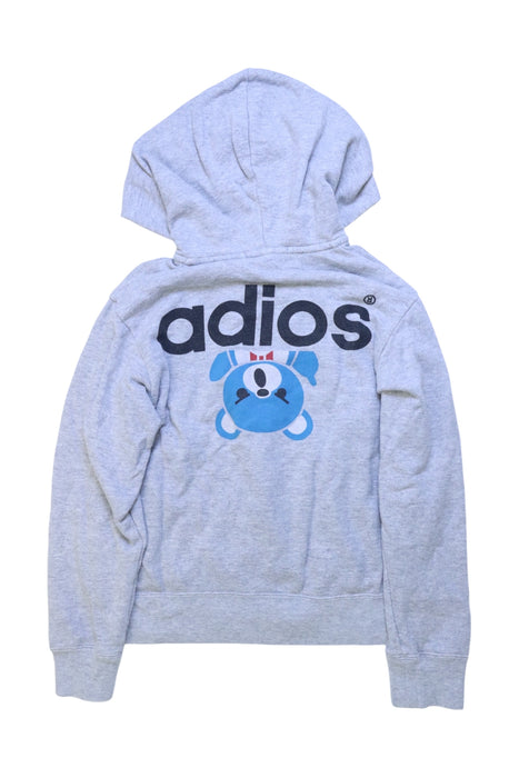 A Grey Zippered Sweatshirts from Joey Hysteric in size 7Y for neutral. (Back View)