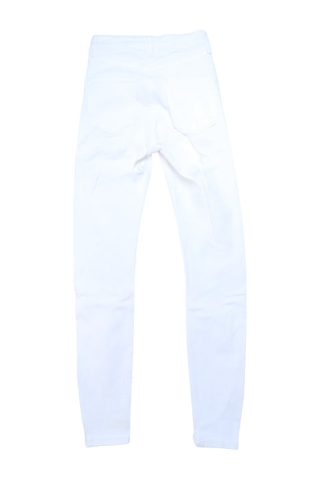 A White Jeans from Topshop in size 14Y for girl. (Back View)