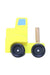 A Yellow Cars Trucks Trains & Remote Control from Melissa & Doug in size O/S for neutral. (Front View)