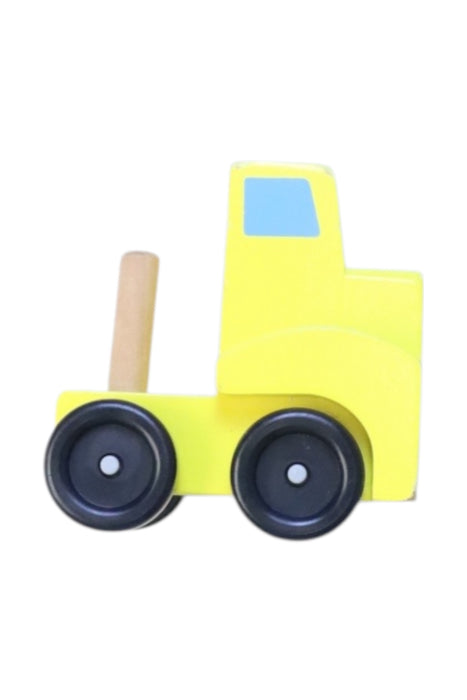 A Yellow Cars Trucks Trains & Remote Control from Melissa & Doug in size O/S for neutral. (Back View)