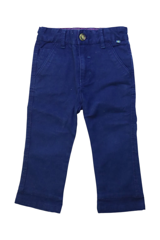 A Navy Casual Pants from Baker by Ted Baker in size 6-12M for girl. (Front View)