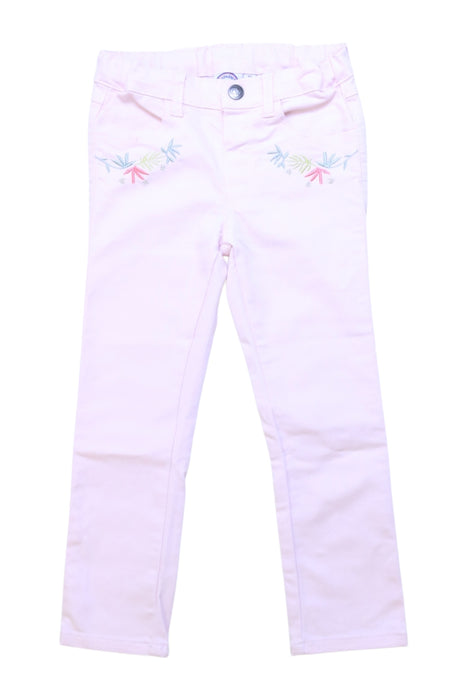 A Pink Casual Pants from La Compagnie des Petits in size 3T for girl. (Front View)