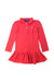 A Red Long Sleeve Dresses from Ralph Lauren in size 4T for girl. (Front View)