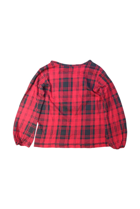 A Red Long Sleeve Tops from Ralph Lauren in size 3T for girl. (Back View)