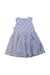 A Blue Sleeveless Dresses from Chickeeduck in size 4T for girl. (Back View)