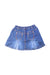 A Blue Short Skirts from Chickeeduck in size 2T for girl. (Back View)
