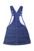 A Navy Overall Dresses from Petit Bateau in size 6T for girl. (Back View)