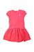 A Red Short Sleeve Dresses from Jacadi in size 6T for girl. (Front View)