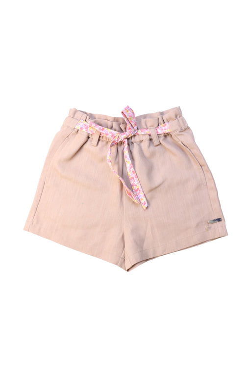 A Beige Shorts from Chickeeduck in size 4T for girl. (Front View)