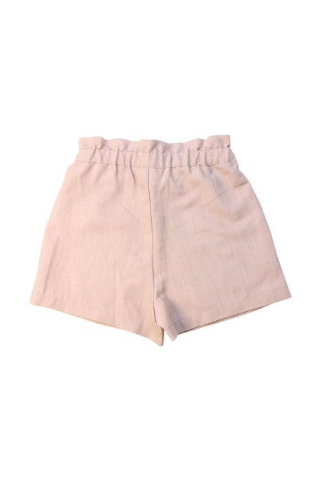 A Beige Shorts from Chickeeduck in size 4T for girl. (Back View)