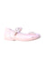A Pink Dress Shoes from Dr. Kong in size 5T for girl. (Front View)