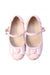 A Pink Dress Shoes from Dr. Kong in size 5T for girl. (Back View)