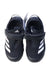 A Black Sneakers from Adidas in size 3T for girl. (Back View)
