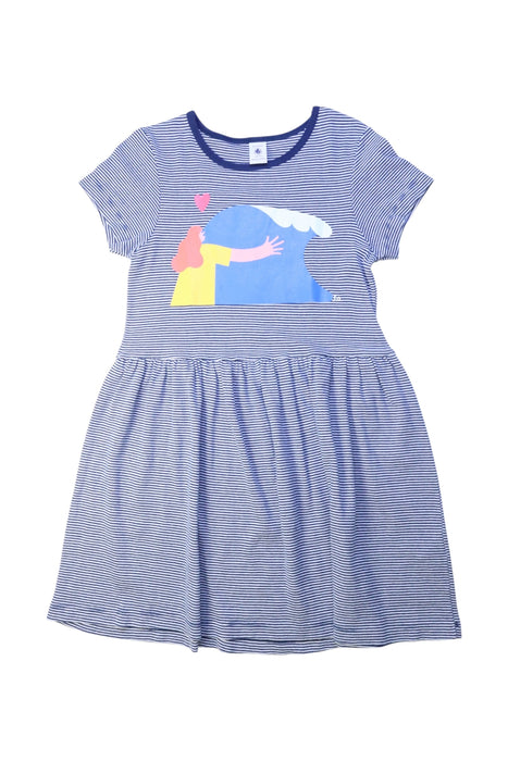 A Multicolour Short Sleeve Dresses from Petit Bateau in size 8Y for girl. (Front View)