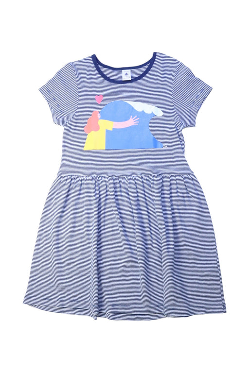 A Multicolour Short Sleeve Dresses from Petit Bateau in size 8Y for girl. (Front View)