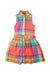 A Multicolour Sleeveless Dresses from Polo Ralph Lauren in size 7Y for girl. (Front View)