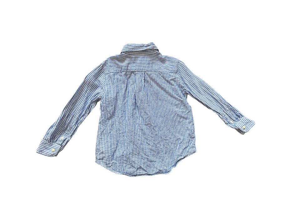 A Blue Long Sleeve Shirts from Polo Ralph Lauren in size 3T for boy. (Back View)