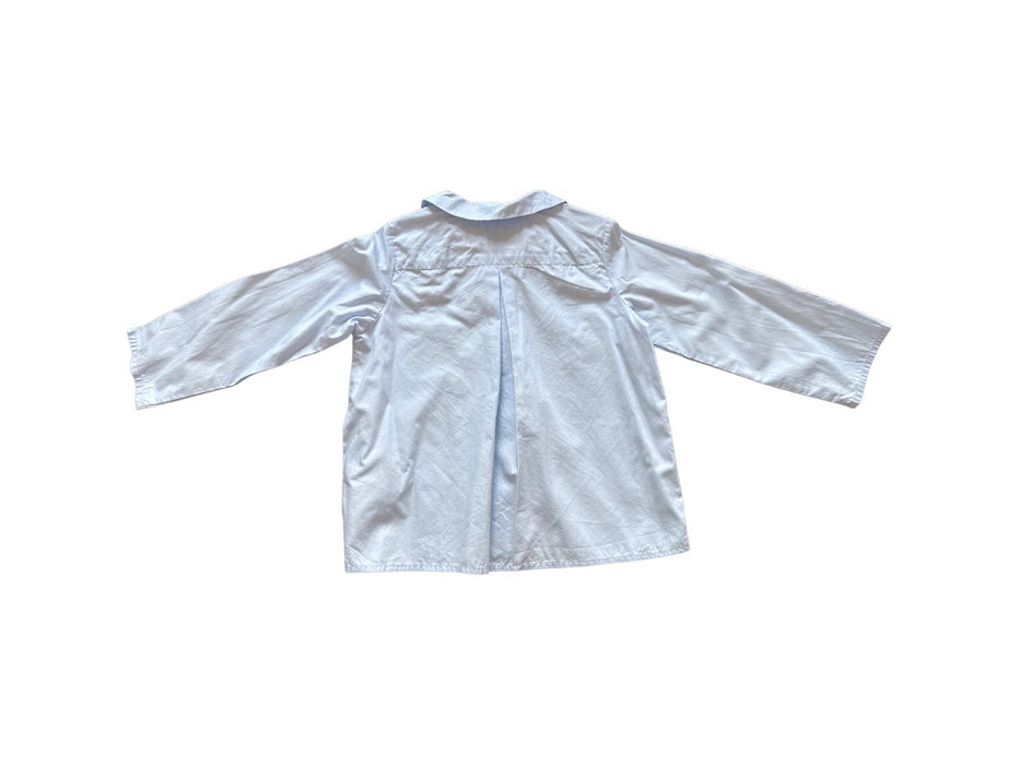 A Blue Long Sleeve Shirts from Bonpoint in size 3T for boy. (Back View)