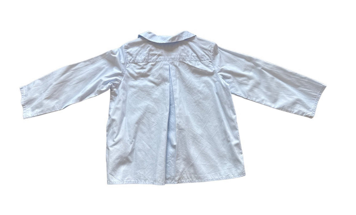 A Blue Long Sleeve Shirts from Bonpoint in size 3T for boy. (Back View)
