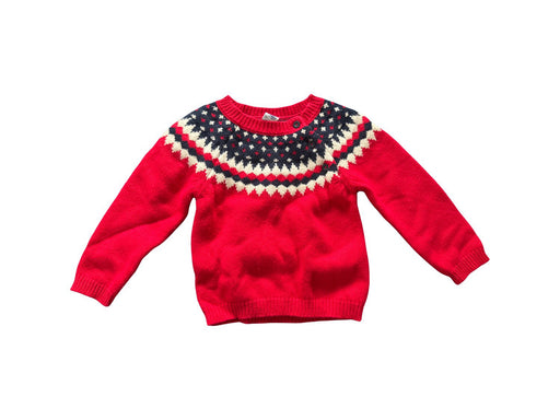 A Red Knit Sweaters from Petit Bateau in size 3T for neutral. (Front View)