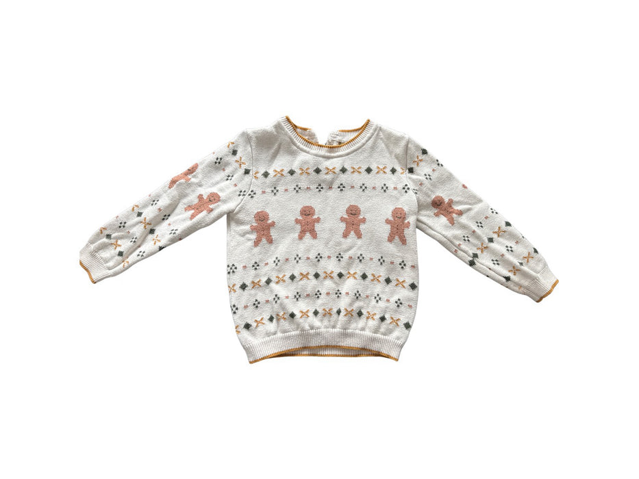 A White Knit Sweaters from Mori in size 18-24M for neutral. (Front View)