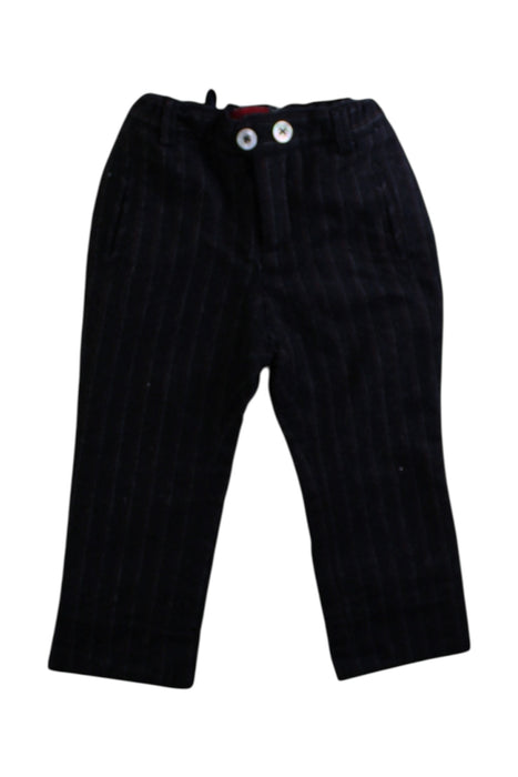 A Black Dress Pants from Jacadi in size 12-18M for boy. (Front View)