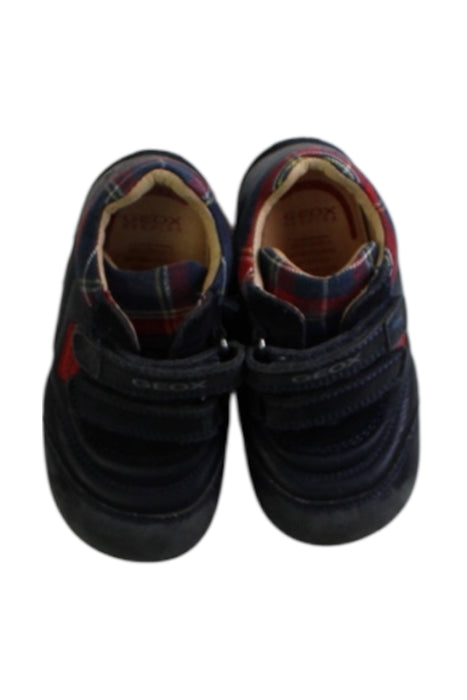 A Blue Casual Boots from Geox in size 12-18M for boy. (Back View)