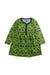 A Green Long Sleeve Dresses from Tea in size 4T for girl. (Front View)