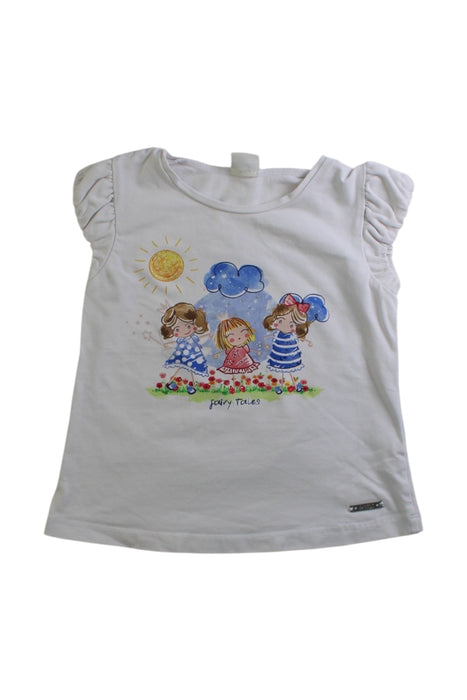 A Multicolour Sleeveless Tops from Mayoral in size 4T for girl. (Front View)