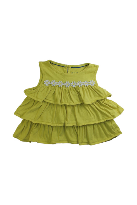 A Green Sleeveless Tops from Boden in size 4T for girl. (Front View)