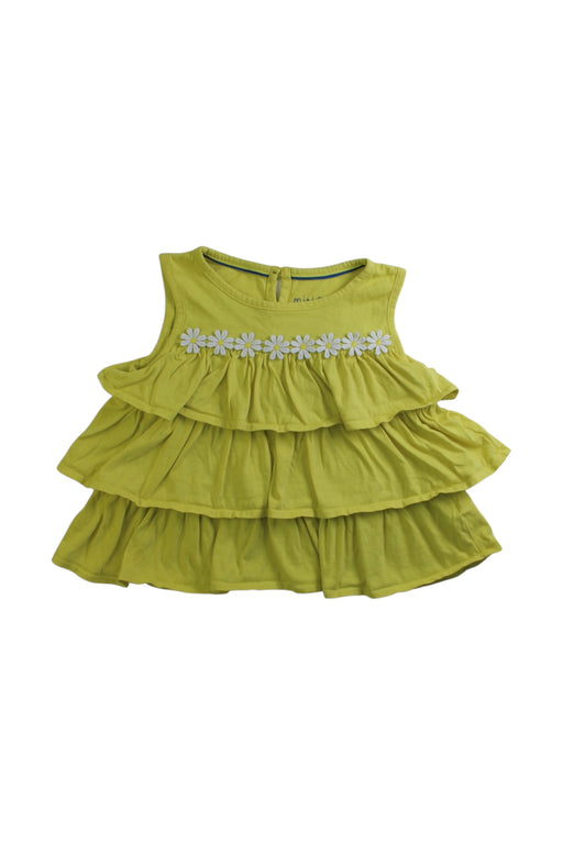 A Green Sleeveless Tops from Boden in size 4T for girl. (Front View)