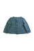 A Teal Cardigans from Petit Bateau in size 3T for girl. (Back View)