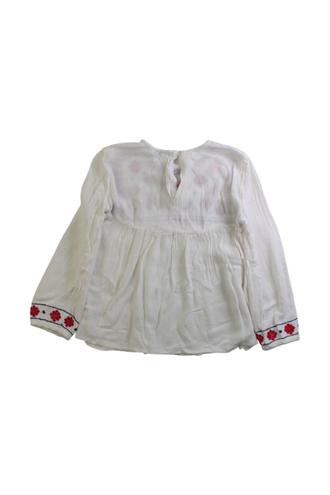 A White Long Sleeve Tops from Mayoral in size 4T for girl. (Back View)