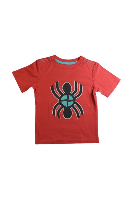 A Red Long Sleeve T Shirts from Chateau de Sable in size 4T for boy. (Front View)