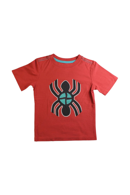 A Red Long Sleeve T Shirts from Chateau de Sable in size 4T for boy. (Front View)