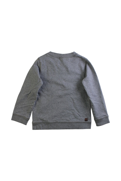 A Grey Crewneck Sweatshirts from Tea in size 3T for neutral. (Back View)