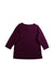 A Burgundy Long Sleeve Tops from Crewcuts in size 4T for girl. (Back View)