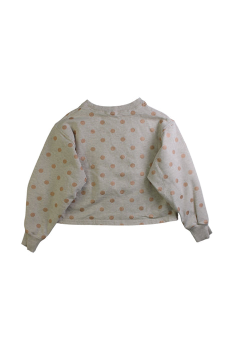 A Beige Crewneck Sweatshirts from Mayoral in size 5T for girl. (Back View)